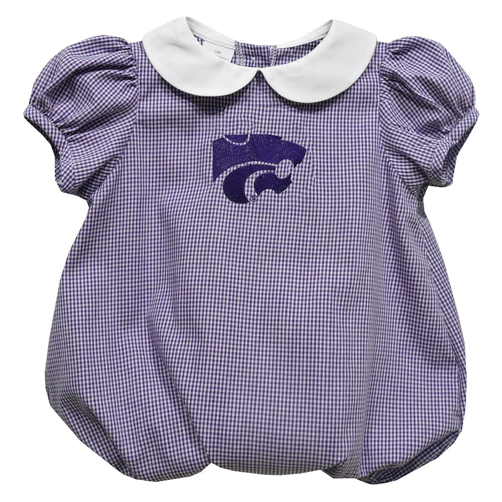 Girls Infant Vive La Fete Purple Kansas State Wildcats Puffy Bubble Dress