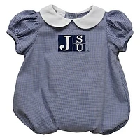 Girls Infant Vive La Fete  Navy Jackson State Tigers Puffy Bubble Dress