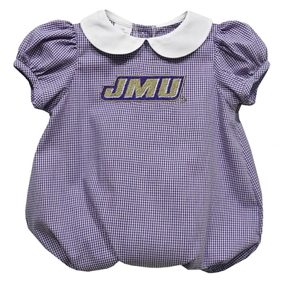 Girls Infant Vive La Fete  Purple James Madison Dukes Puffy Bubble Dress