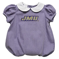 Girls Infant Vive La Fete  Purple James Madison Dukes Puffy Bubble Dress