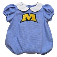 Girls Infant Vive La Fete  Blue Morehead State Eagles Puffy Bubble Dress