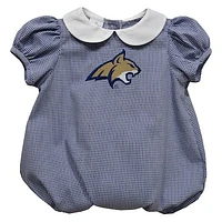 Girls Infant Vive La Fete  Navy Montana State Bobcats Puffy Bubble Dress