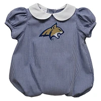 Girls Infant Vive La Fete  Navy Montana State Bobcats Puffy Bubble Dress