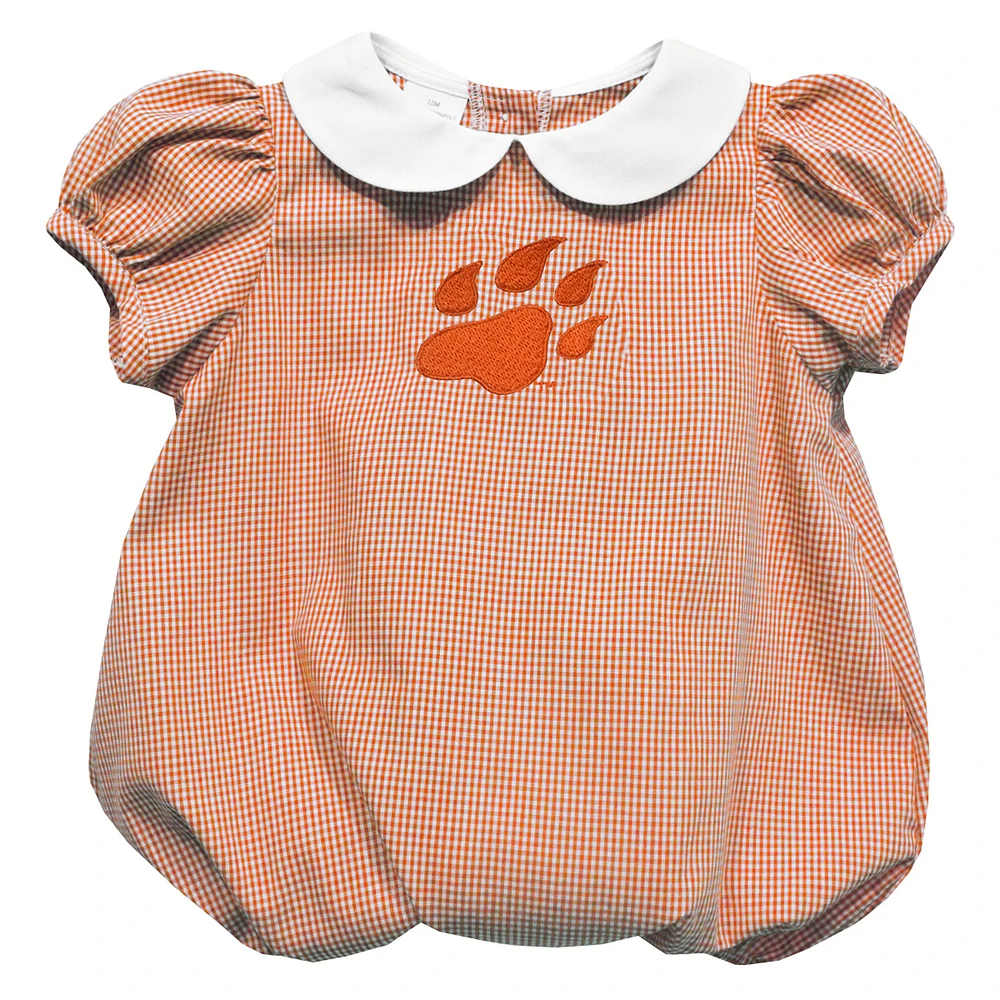 Girls Infant Vive La Fete Orange Sam Houston State Bearkats Puffy Bubble Dress