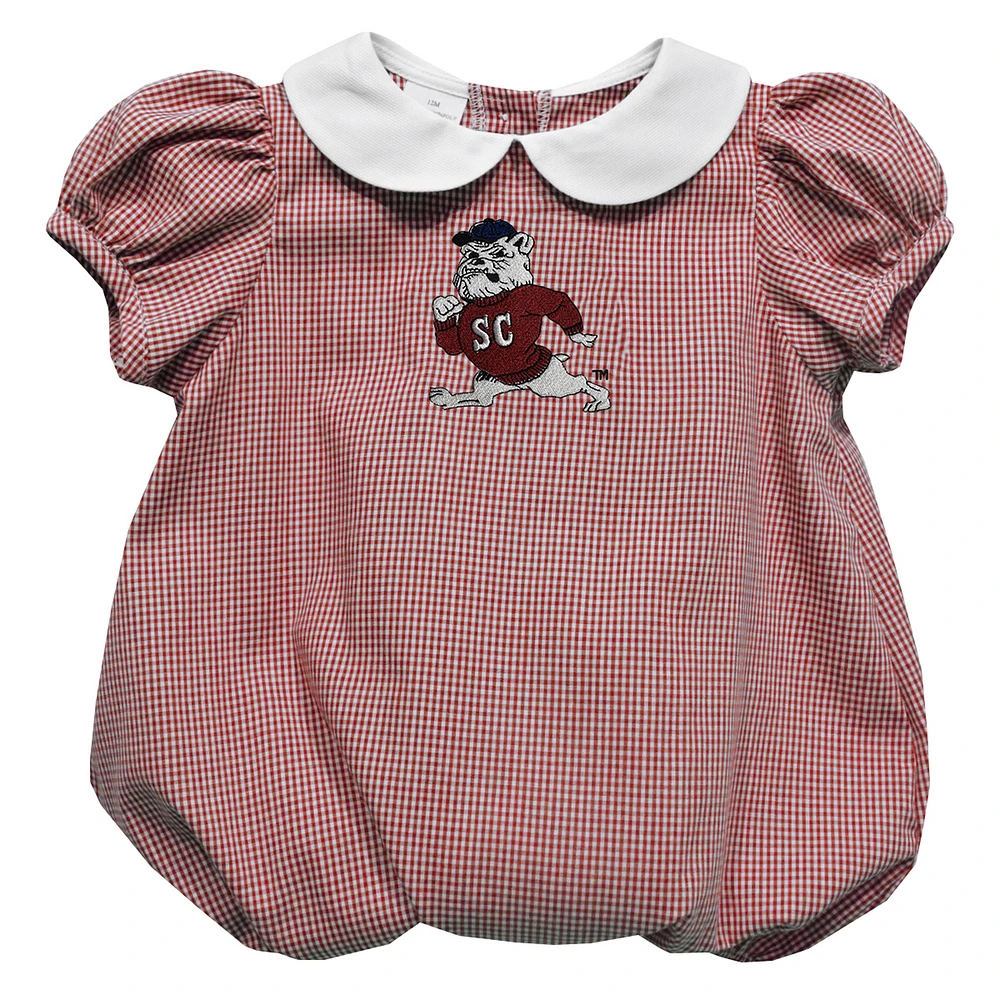 Girls Infant Vive La Fete  Garnet South Carolina State Bulldogs Puffy Bubble Dress