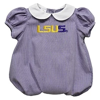 Girls Infant Vive La Fete  Purple LSU Shreveport Pilots Puffy Bubble Dress
