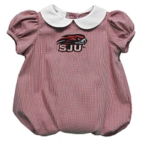 Girls Infant Vive La Fete  Crimson Saint Joseph's Hawks Puffy Bubble Dress