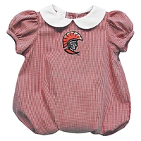 Girls Infant Vive La Fete  Red Tampa Spartans Puffy Bubble Dress