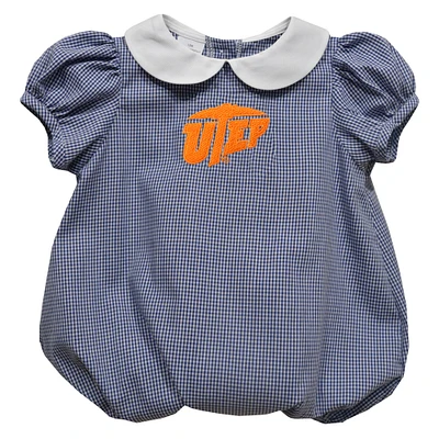 Girls Infant Vive La Fete  Navy UTEP Miners Puffy Bubble Dress