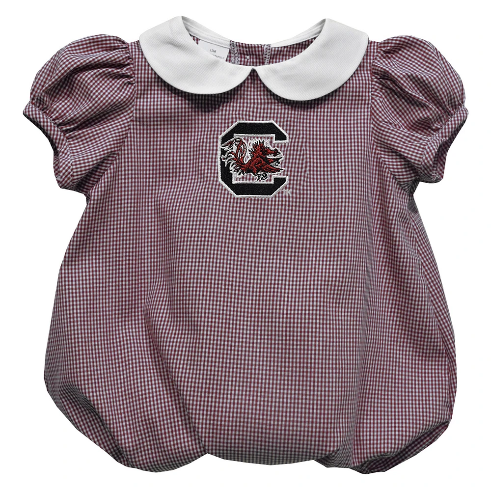 Girls Infant Vive La Fete  Garnet South Carolina Gamecocks Puffy Bubble Dress