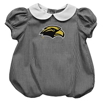 Girls Infant Vive La Fete  Black Southern Miss Golden Eagles Puffy Bubble Dress