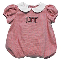 Girls Infant Vive La Fete  Red Utah Tech Trailblazers Puffy Bubble Dress