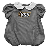 Girls Infant Vive La Fete  Black VCU Rams Puffy Bubble Dress