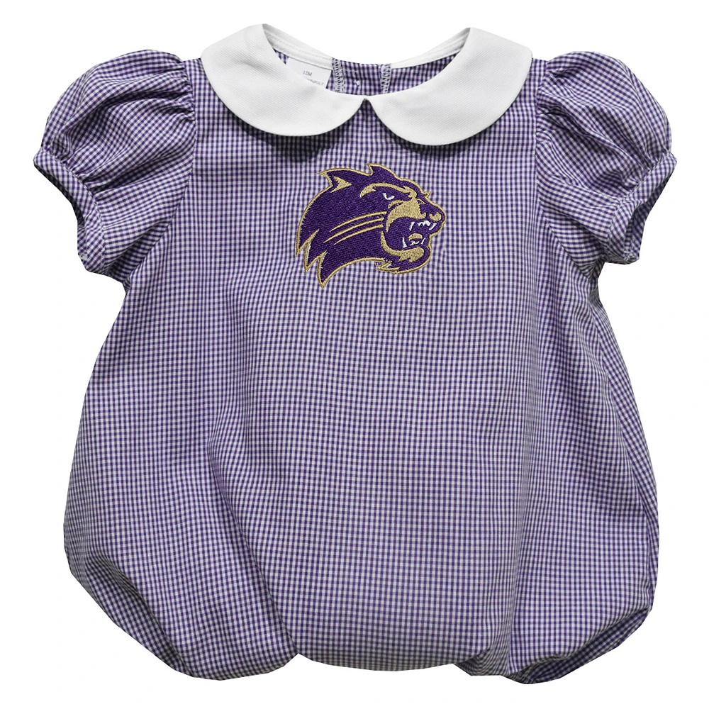 Girls Infant Vive La Fete Purple Western Carolina Catamounts Puffy Bubble Dress