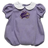 Girls Infant Vive La Fete  Purple Western Carolina Catamounts Puffy Bubble Dress