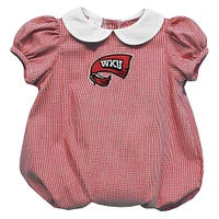 Girls Infant Vive La Fete  Red Western Kentucky Hilltoppers Puffy Bubble Dress