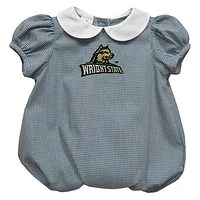 Girls Infant Vive La Fete  Hunter Green Wright State Raiders Puffy Bubble Dress