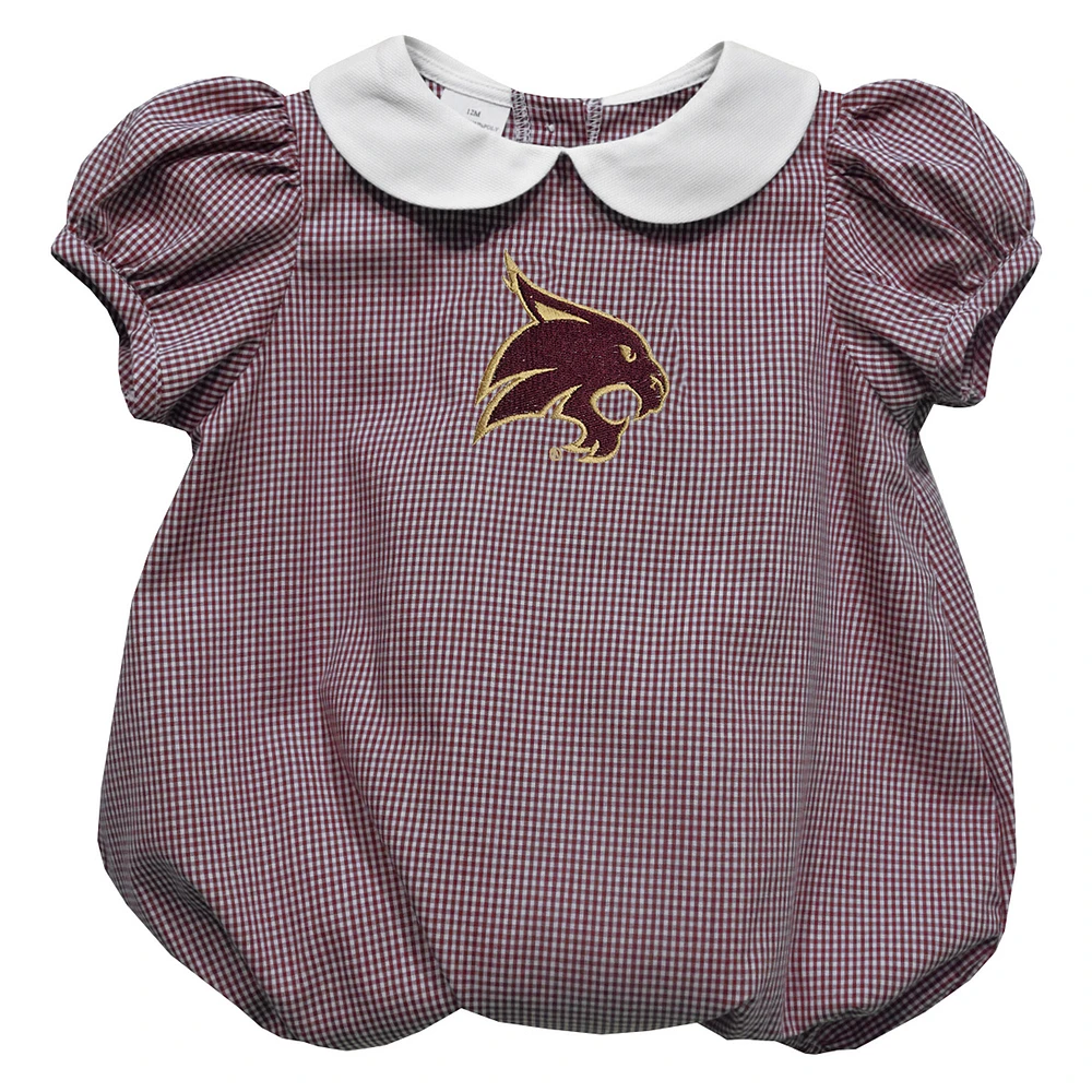 Girls Infant Vive La Fete Maroon Washington State Cougars Puffy Bubble Dress