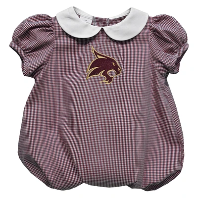 Girls Infant Vive La Fete  Maroon Washington State Cougars Puffy Bubble Dress