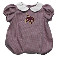 Girls Infant Vive La Fete  Maroon Washington State Cougars Puffy Bubble Dress