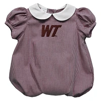Girls Infant Vive La Fete  Maroon West Texas A&M Buffaloes Puffy Bubble Dress