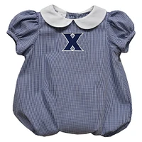 Girls Infant Vive La Fete  Navy Xavier Musketeers Puffy Bubble Dress