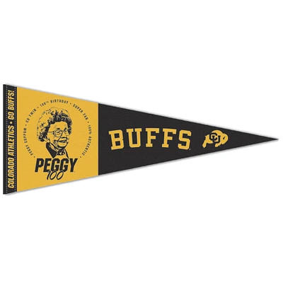 WinCraft Colorado Buffaloes 12" x 30" Peggy 100 Collection Premium Pennant