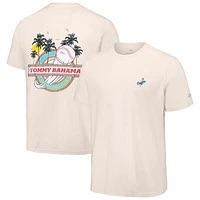 Men's Tommy Bahama  Cream Los Angeles Dodgers Fly Ball Club T-Shirt