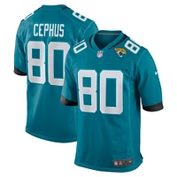 Men's Nike Joshua Cephus  Teal Jacksonville Jaguars Team Game Jersey