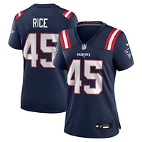 Women's Nike Monty Rice  Navy New England Patriots Game Jersey