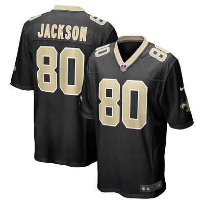 Men's Nike Jermaine Jackson  Black New Orleans Saints Game Jersey