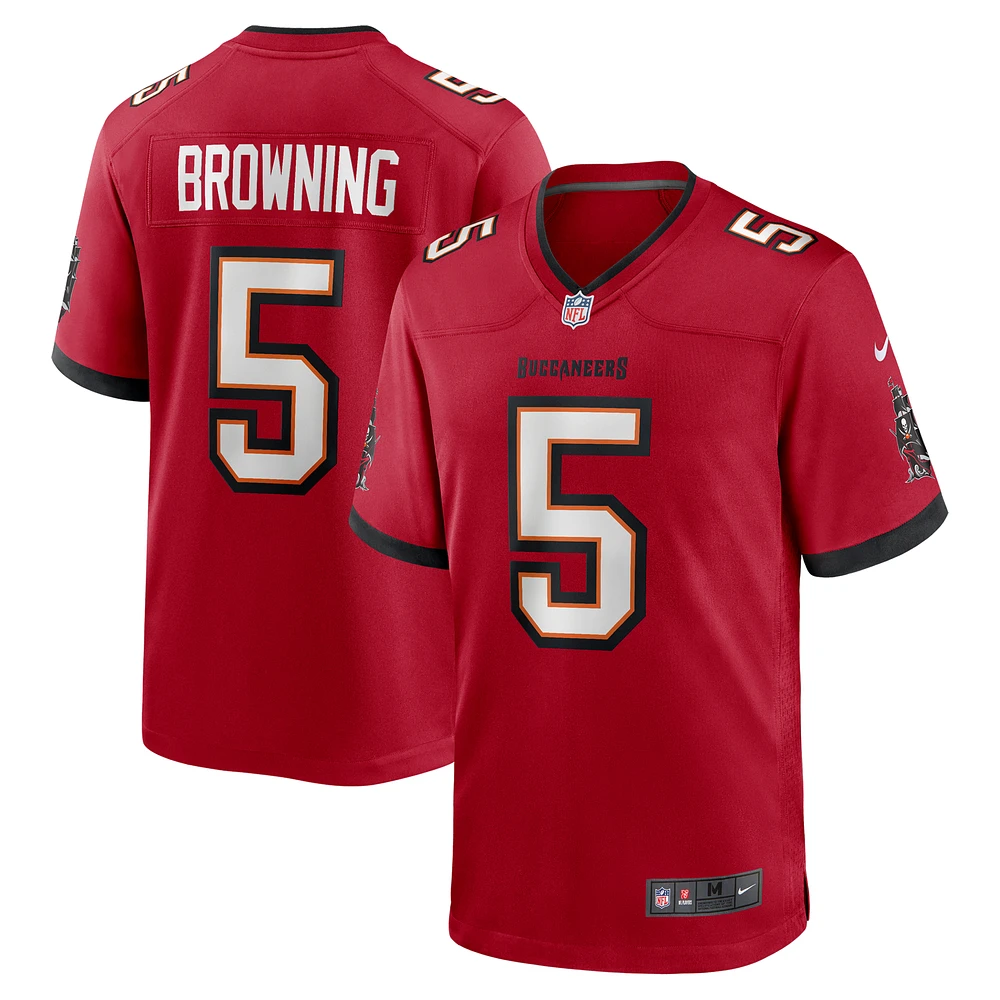 Men's Nike Jack Browning  Red Tampa Bay Buccaneers Game Jersey