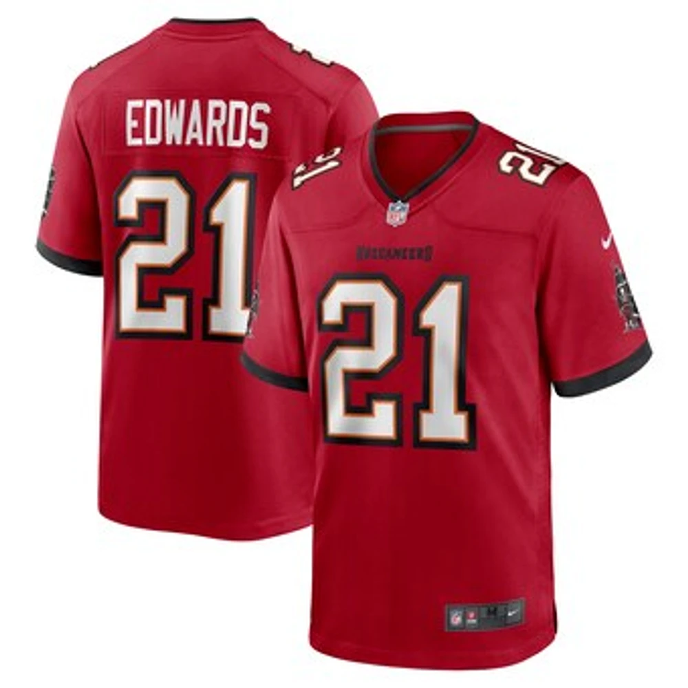 Men's Nike Mike Edwards  Red Tampa Bay Buccaneers Game Jersey