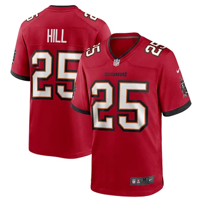 Men's Nike Troy Hill  Red Tampa Bay Buccaneers Game Jersey