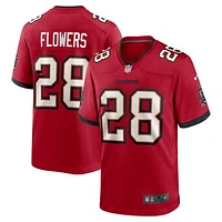 Men's Nike Dallis Flowers  Red Tampa Bay Buccaneers Game Jersey