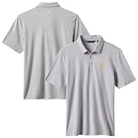 Men's TravisMathew Gray Pittsburgh Pirates Playoff Pitch Polo