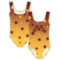 Youth ZooZatz Gold Minnesota Golden Gophers Dance Leotard