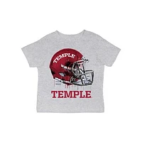 Infant Vive La Fete  Gray Temple Owls Dripping Football Helmet T-Shirt