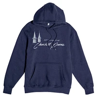 Unisex Navy Kentucky Derby 151 Art of the Twin Spire Pullover Hoodie