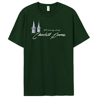 Unisex Heather Green Kentucky Derby 151 Art of the Twin Spire Tri-Blend T-Shirt