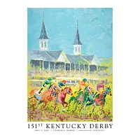 Kentucky Derby 151 Art of the Derby 24" x 36" Signed & Numbered Authenticated Poster