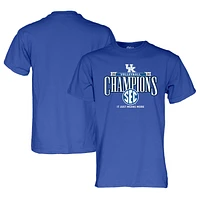 Unisex Blue 84 Royal Kentucky Wildcats 2024 SEC Volleyball Regular Season Champions Locker Room T-Shirt