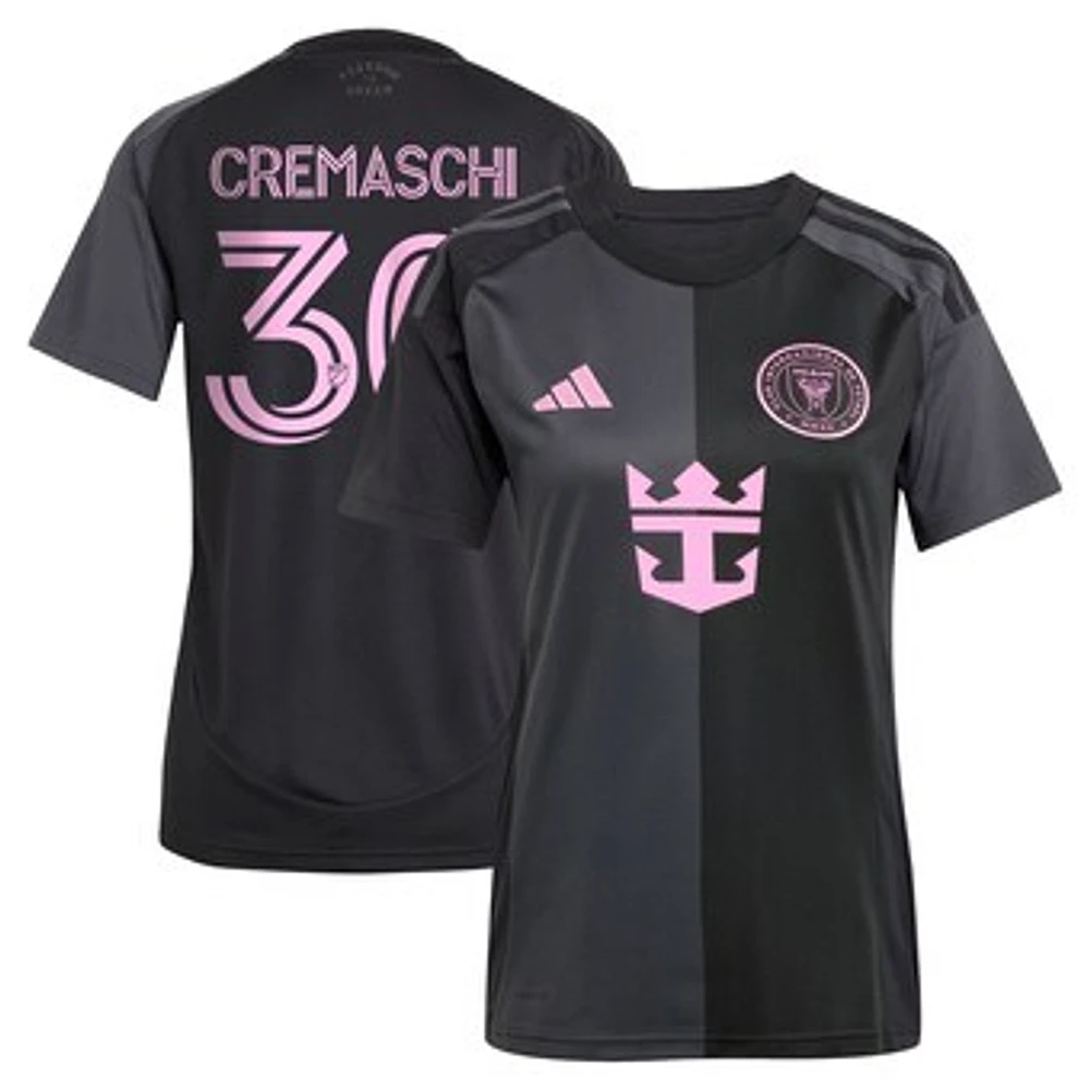 Women's adidas Benjamin Cremaschi Black Inter Miami CF 2025 The Fortitude Kit Replica Player Jersey