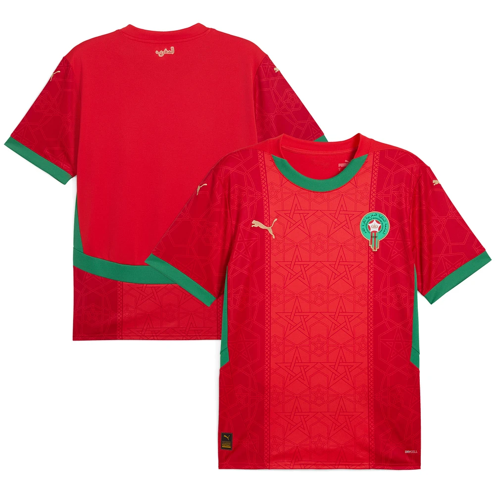 Men's Puma Red Morocco National Team 2025 Home Replica Jersey