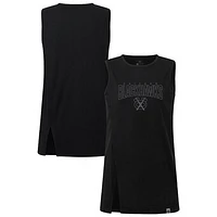 Women's Levelwear Black Chicago Blackhawks Influx Darkmoon Tank Top
