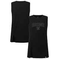 Women's Levelwear Black Chicago Blackhawks Influx Darkmoon Tank Top