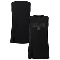 Women's Levelwear Black Columbus Blue Jackets Influx Darkmoon Tank Top