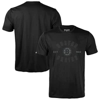 Men's Levelwear  Black Boston Bruins Richmond Abyssal T-Shirt