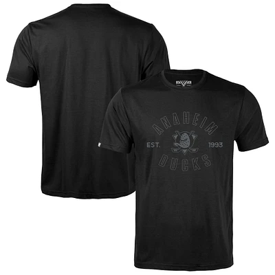 Men's Levelwear  Black Anaheim Ducks Richmond Abyssal T-Shirt