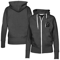 Women's Levelwear  Black Tampa Bay Lightning Gardinia Nightfall Full-Zip Hoodie Jacket